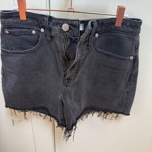 Madewell Curvy High-Rise Denim Shorts